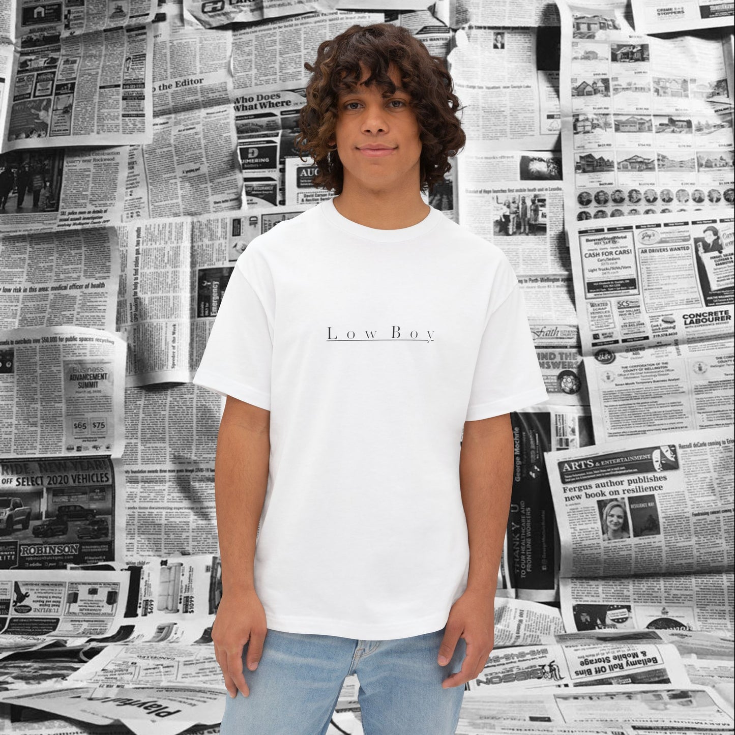Low Boy - boxy T-shirt - armed angel | FINE ARTS COLLECTION