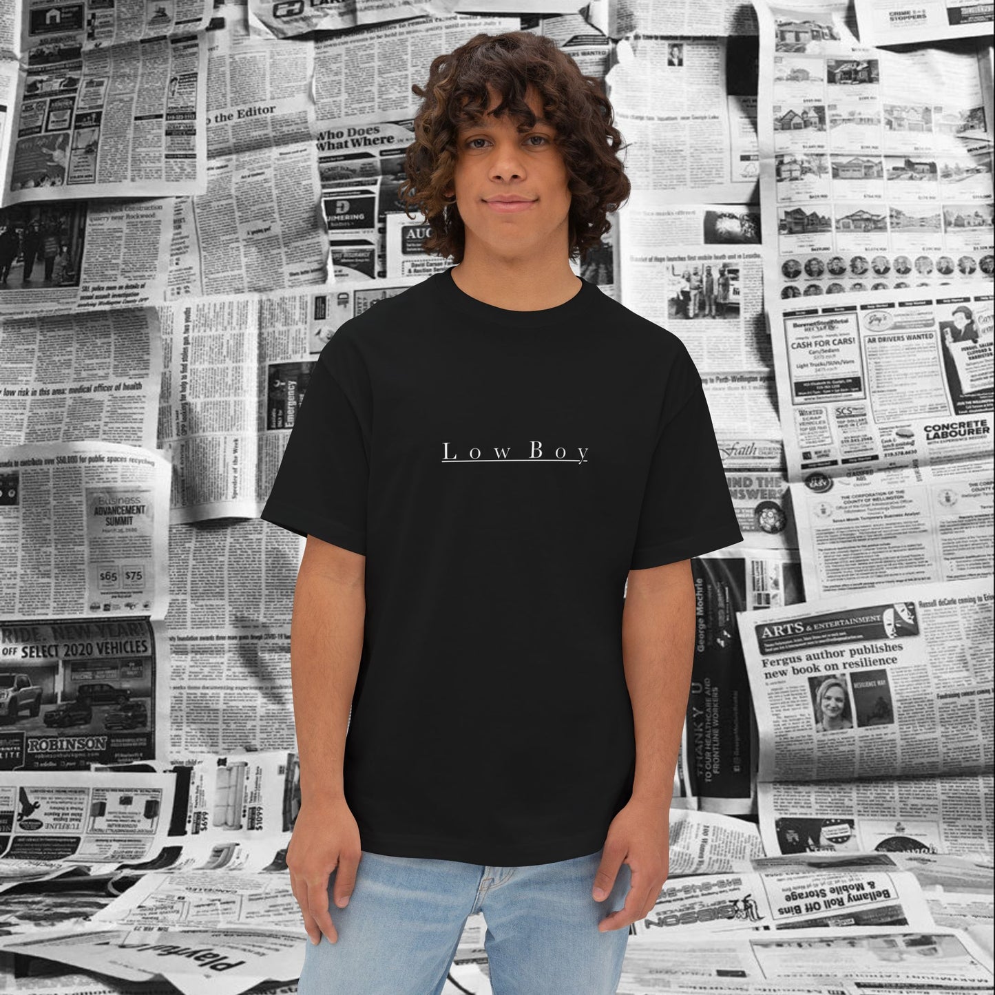 Low Boy - boxy T-shirt - armed angel | FINE ARTS COLLECTION